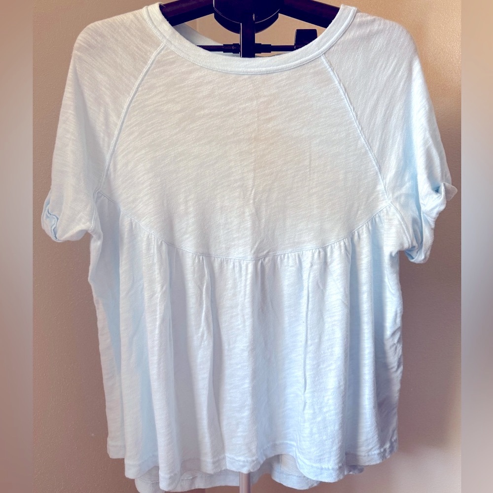 American Eagle Oversized Legging Tee – Light Blue